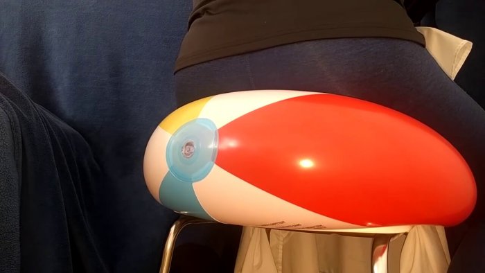 1805. Beach balls are being slowly popped