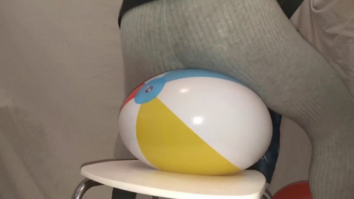1815. Beach balls are being slowly popped