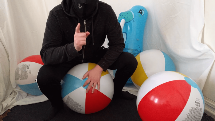 2001. Angry coach bursts student beach balls