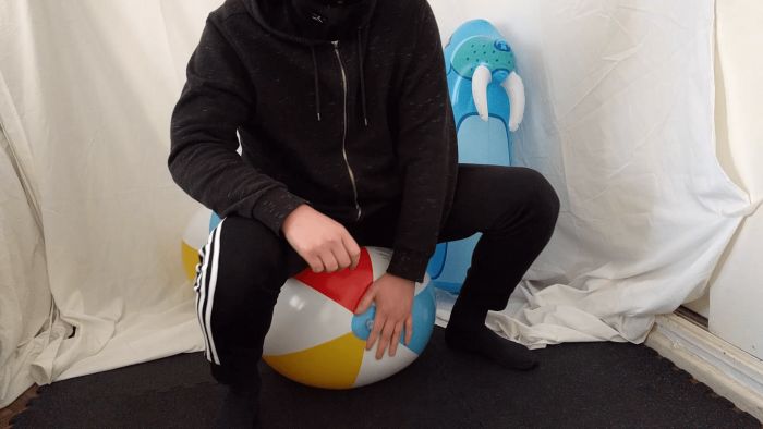 2004. Angry coach bursts student beach balls